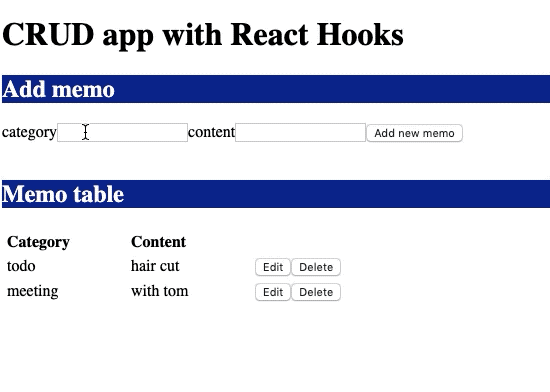 Day 005 - CRUD with React Hooks 2 - B